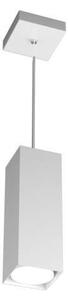 Sospensione Moderna Plate Metallo Bianco 1 Luce Gx53 25Cm