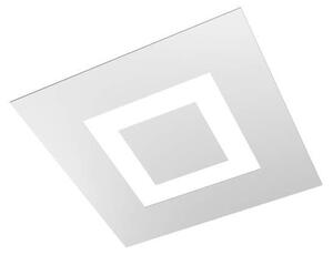 Plafoniera Moderna Carpet Metallo Bianco 4 Luci 2G11 39Cm