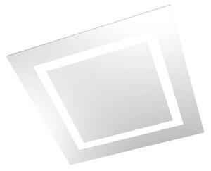 Plafoniera Moderna Carpet Metallo Bianco 4 Luci 2G11 70Cm