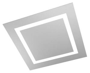 Plafoniera Moderna Carpet Metallo Grigio 4 Luci 2G11 0Cm