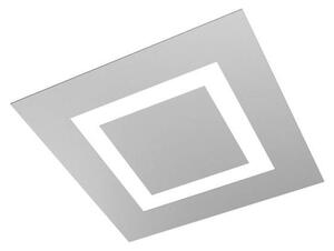 Plafoniera Moderna Carpet Metallo Grigio 4 Luci 2G11 48Cm
