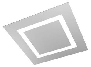 Plafoniera Moderna Carpet Metallo Grigio 4 Luci 2G11 58Cm