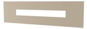 Applique Moderna Rettangolare Wally Metallo Sabbia 2 Luci 2G11 56Cm