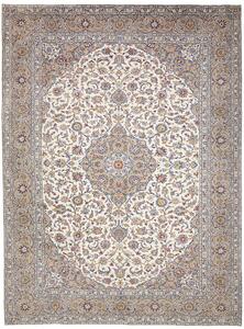 Tappeto Kashan Persia Medaglione Crema Beige 300x405 Cm
