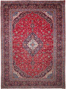 Tappeto Ardakan Persia Medaglione Rosso Blu Scuro 299x410 Cm