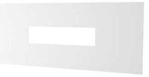 Applique Moderna Rettangolare Wally Metallo Bianco 2 Luci 2G11 40Cm