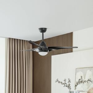 Starluna Lindby Zoika ventilatore LED a soffitto, CCT, nero