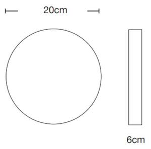 Plafoniera moderna lampadari bartalini oilap r 20 led cct ip65 policarbonato - Lampadari Bartalini Gesso