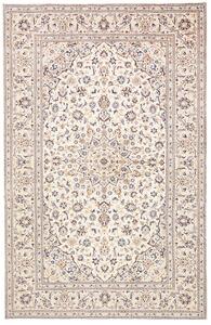 Tappeto Kashan Persia Medaglione Crema Blu 200x305 Cm