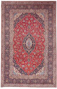 Tappeto Ardakan Persia Medaglione Rosso Blu Scuro 207x318 Cm
