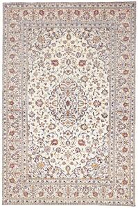 Tappeto Kashan Persia Medaglione Crema Blu 196x300 Cm