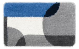 Tappeto antiscivolo rettangolare Madison in polipropilene azzurro 80 x 50 cm