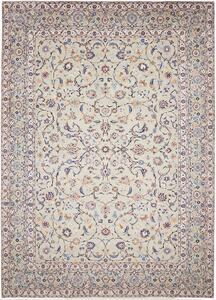 Tappeto Kashan Persia Floreale Verde Salvia Blu 277x390 Cm