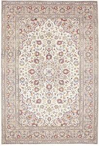 Tappeto Kashan Persia Medaglione Crema Bordeaux 200x300 Cm