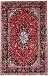 Tappeto Ardakan Persia Medaglione Rosso Blu 198x320 Cm
