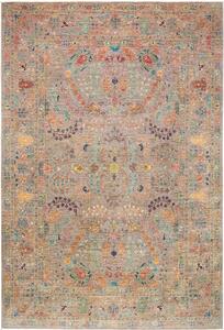 Tappeto Shahi Fine Pakistan Floreale Grigio Multicolore 200x293 Cm