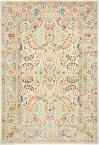 Tappeto Shahi Fine Pakistan Floreale Avorio Multicolore 204x305 Cm