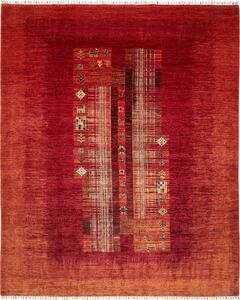 Tappeto Siva Pakistan Geometrico Rosso Terracotta Abrash 247x300 Cm