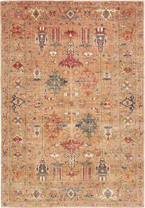 Tappeto Kazak Fine Pakistan Astratto Beige Rosso 170x241 Cm