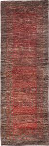 Tappeto Royal Gabbeh Pakistan Geometrico Rosso Terra Marrone 81x254 Cm