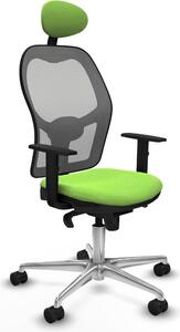Sedia da ufficio con poggiatesta Jorquera Piqueras y Crespo 1D086N1 colore Pistacchio