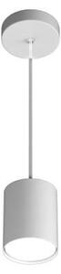 Sospensione Moderna Cilindrica Shape Metallo Bianco 1 Luce Gx53 10Cm