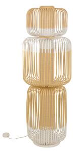 Lampada da terra Forestier, Bamboo, Bianco, Soggiorno, Bambù, Design