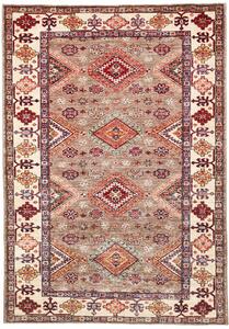 Tappeto Kazak Fine Pakistan Astratto Marrone Rosso 125x185 Cm