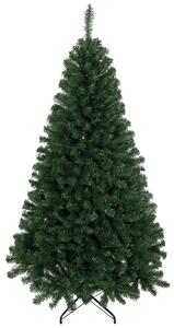 Albero di Natale Artificiale 98x98x180 cm con 888 Rami Ignifughi e Base Pieghevole in Metallo Verde