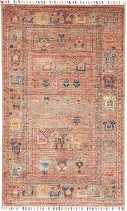 Tappeto Rubin Pakistan Geometrico Terracotta Multicolore 78x126 Cm