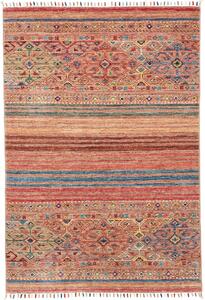 Tappeto Rubin Pakistan Geometrico Terracotta Blu 100x146 Cm