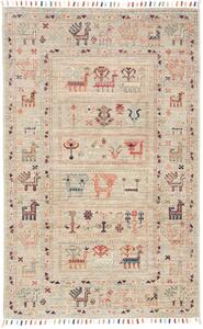 Tappeto Rubin Pakistan Astratto Beige Multicolore 78x122 Cm