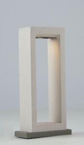 Paletto masai cemento bianco 1xr7s ip65 51x20x12cm