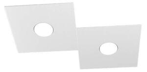Applique Moderna Eccentric Metallo Grigio 2 Luci Gx53