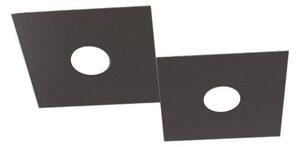 Applique Moderna Eccentric Metallo Marrone 2 Luci Gx53