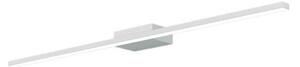 Applique Moderna Line Metallo Bianco Diffusore Acrilico B Led 11,2W Calda 70Cm