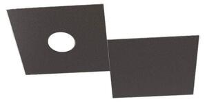 Applique Moderna 2 Moduli Eccentric Metallo Marrone 1 Luce Gx53