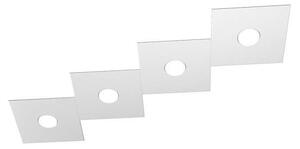 Applique Moderna Eccentric Metallo Grigio 4 Luci Gx53