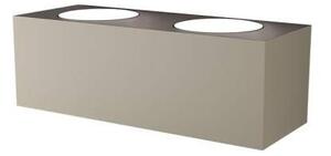 Applique Moderna Eccentric Metallo Sabbia 4 Luci Gx53 Biemissione