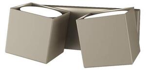Applique Moderna Rotation Metallo Sabbia 2 Luci Gx53