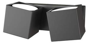 Applique Moderna Rotation Metallo Grigio Antracite 2 Luci Gx53