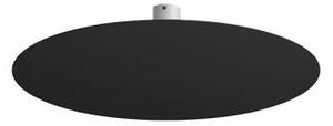 Plafoniera Moderna Disk Metallo Nero 9 Luci Gx53