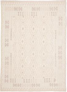 Tappeto Kilim Afghanistan Geometrico Avorio Beige Chiaro 177x247 Cm