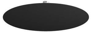 Plafoniera Moderna Disk Metallo Nero 12 Luci Gx53