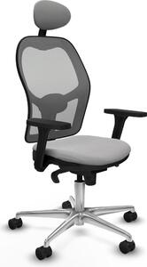 Sedia da ufficio con poggiatesta Jorquera Piqueras y Crespo 3D086N1 Grigio chiaro