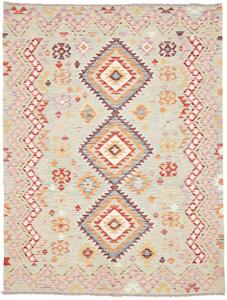 Tappeto Kilim Afghanistan Geometrico Verde Acqua Multicolore 149x198 Cm