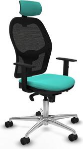 Sedia da ufficio Piqueras y Crespo 1D086N2 turchese
