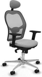 Sedia da ufficio con poggiatesta Jorquera Piqueras y Crespo 2D086N1 Grigio chiaro