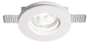 Faretto Ad Incasso Moderno Samba Gesso Bianco 1 Luce Gu10 D60Cm