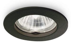 Faretto Da Incasso Moderno Jazz Metallo Nero 1 Luce Gu10